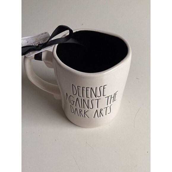 Rae Dunn Harry Potter Defense Against The Dark Arts Ceramic Mug Double Sided NEW - Picture 5 of 7